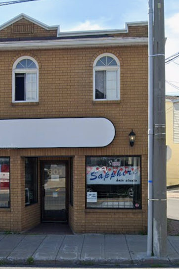 Sapphire Hair Studio storefront on Montreal Road in Cornwall